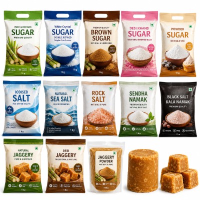 Sugar, Salt & Jaggery