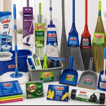 Mop, Brooms & Other essentials