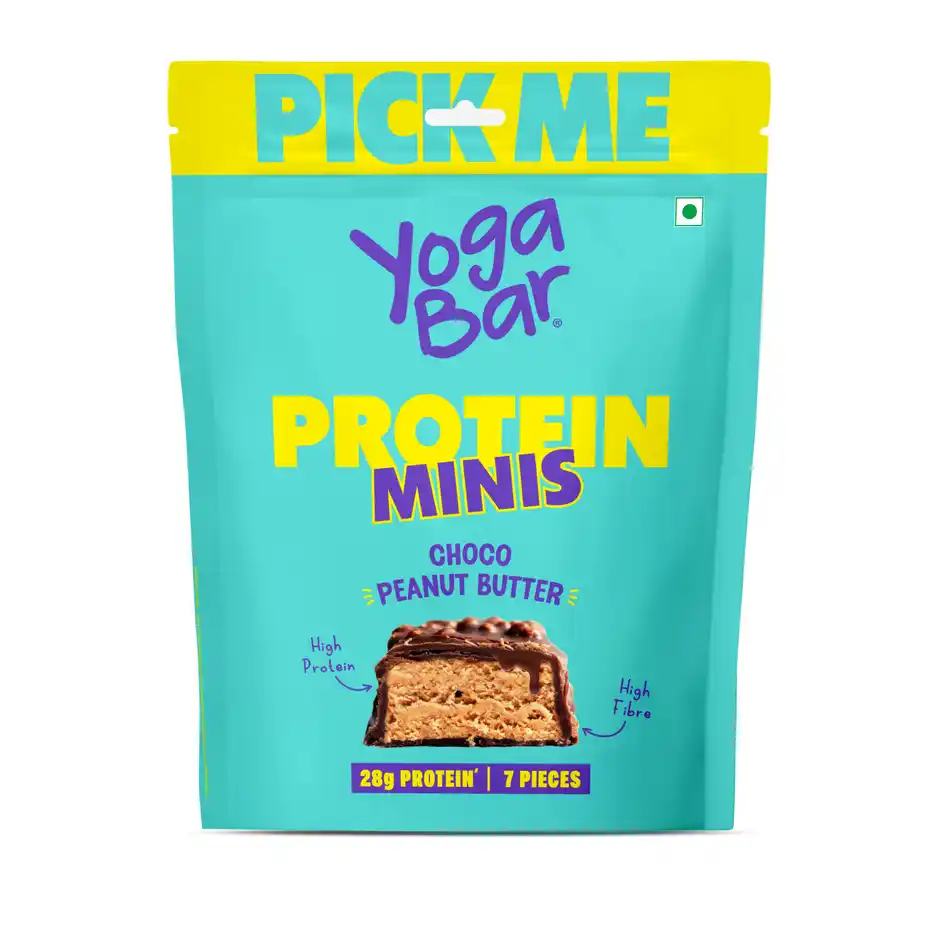Yogabar Choco Peanut Butter Protein Minis 140 gm
